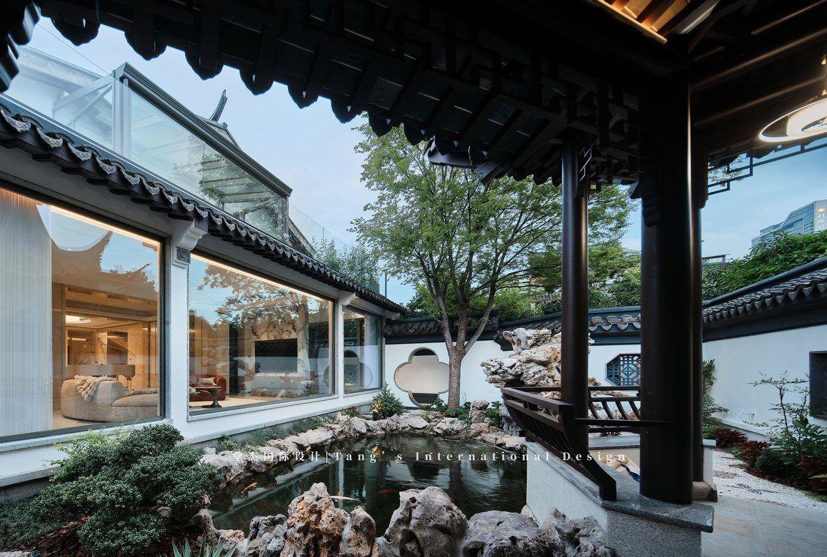 轻奢-中国人家-别墅-450㎡装修-别墅-轻奢