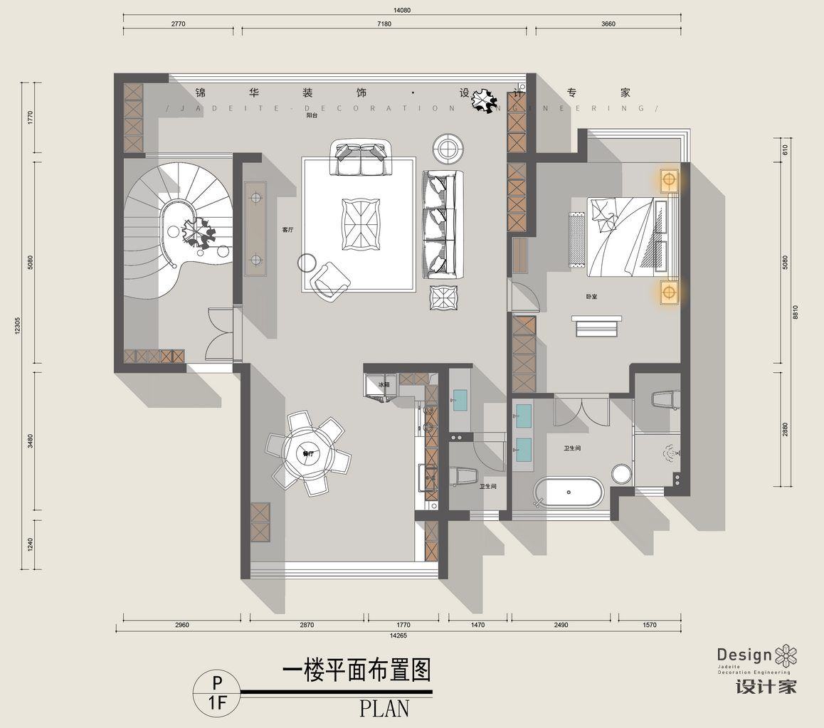 欧式古典-万兴滨江府-大户型-200㎡装修-大户型-欧式古典